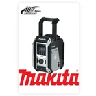 Радиоприемник Makita Dmr108b, Bluetooth колонка, музыкальный плеер, портативная металлическая Жестяная Табличка для работы и развлечений