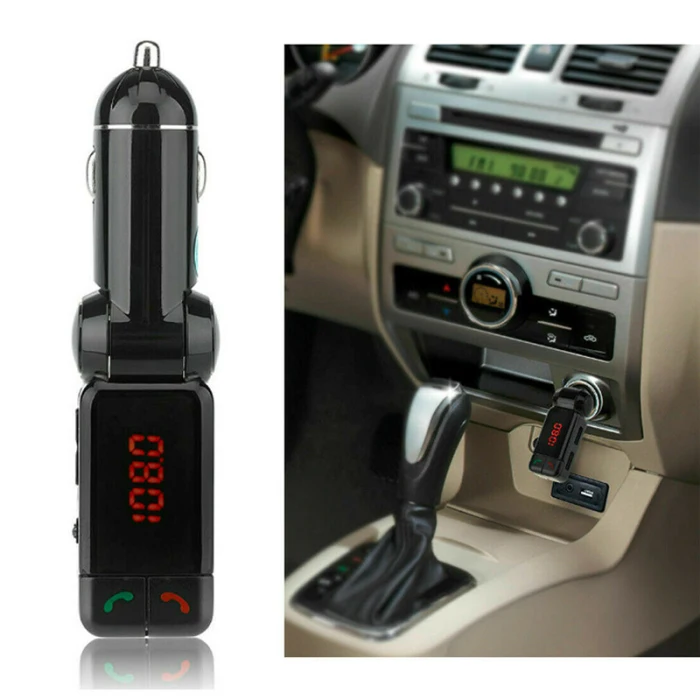 Bluetooth FM передатчик беспроводной MP3 плеер Автомобильный Комплект двойной USB зарядное устройство для универсальных телефонов и распродажа
