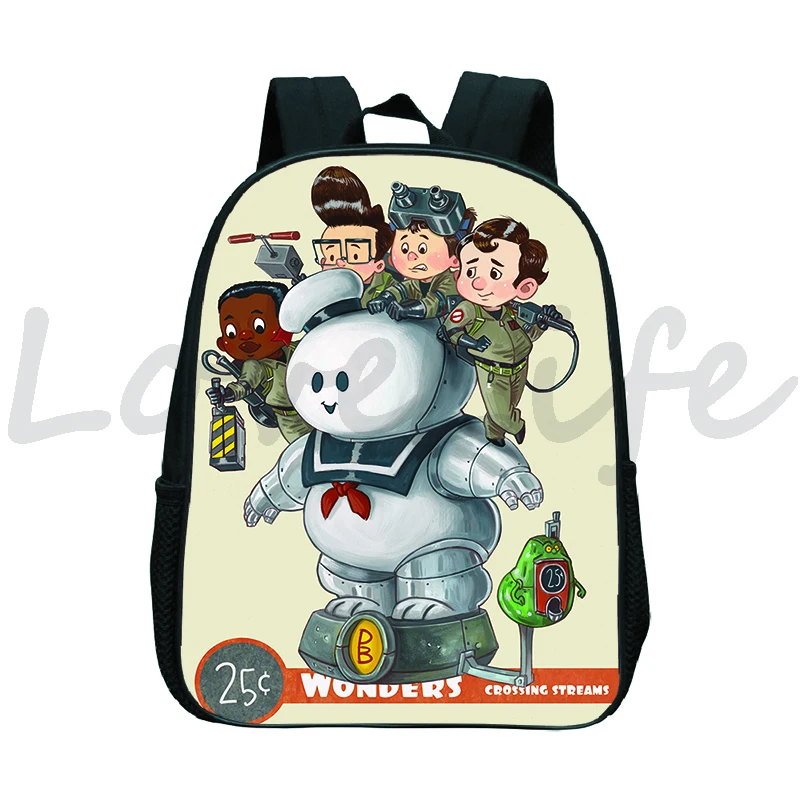 Ghostbusters Kindergarten Backpack Toddler School bag kids Anime Rucksack Children Cartoon Book Bag Baby Start School Gift