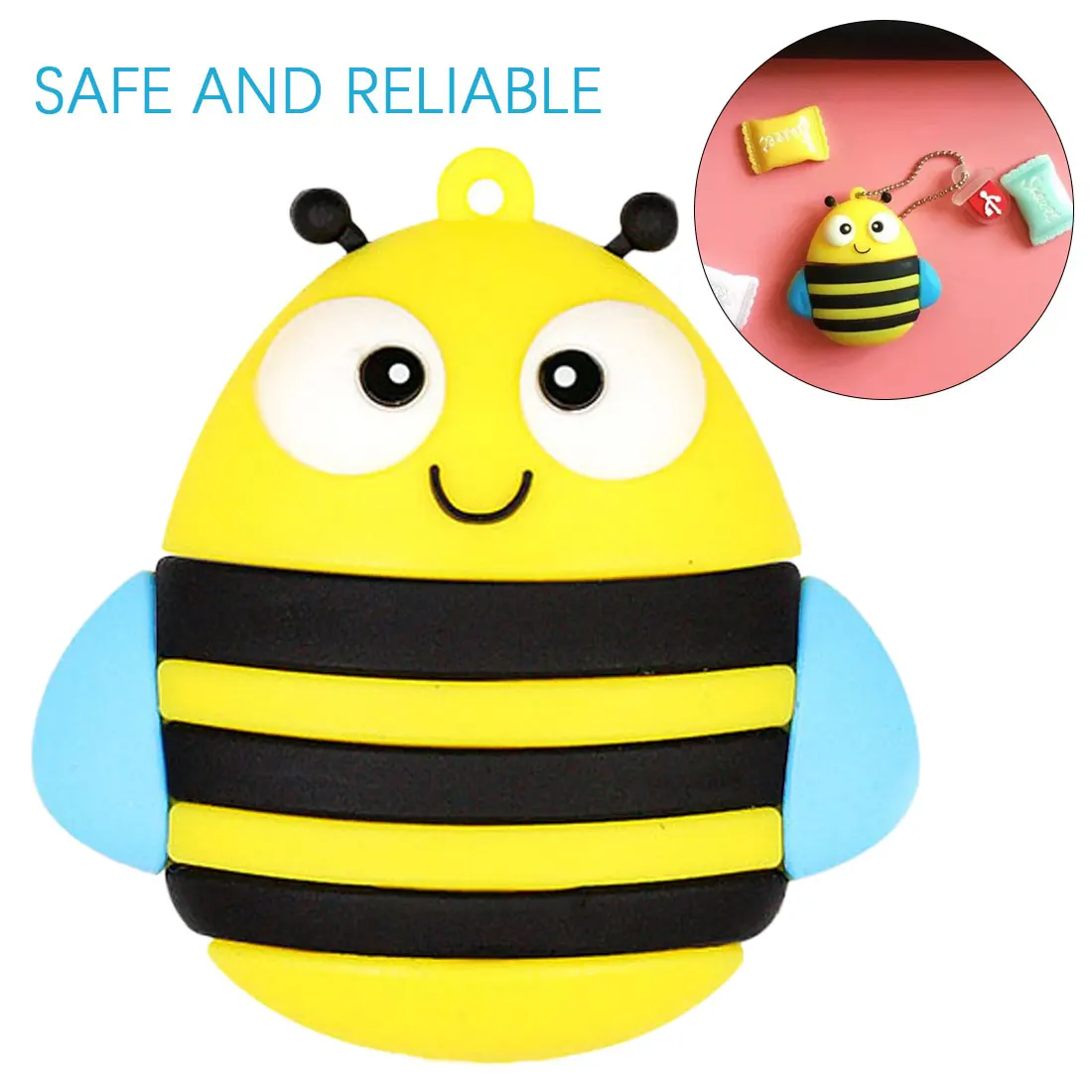 USB флеш-накопитель с изображением милых животных лисы пингвина Совы Пчелы 4 ГБ 8 16