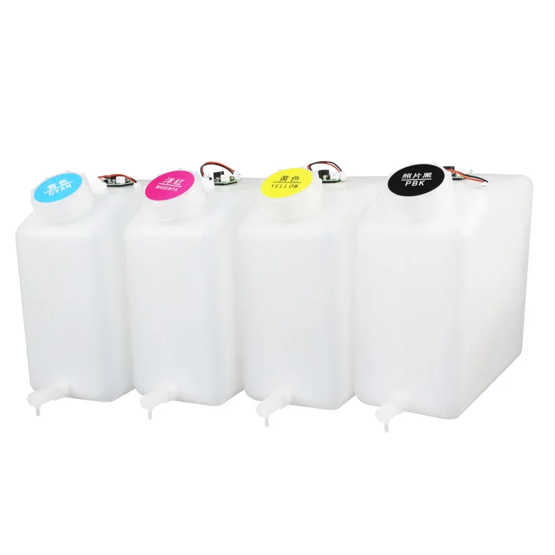 Заводская цена запчасти для машины 5 л бутылка чернил УФ-принтера на продажу |