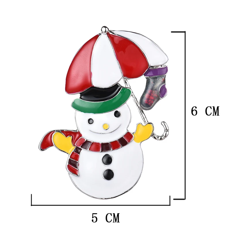 Новинка 2019 лидер продаж Рождественская брошь Снеговик для женщин и мужчин