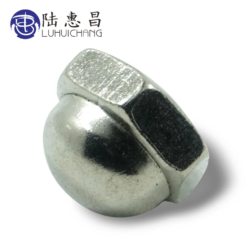 Luchang 20 шт. M8 M10 M12 M14 M16 M20 никелированная глухая гайка декоративная крышка полукруг конический колпачок гайка болт