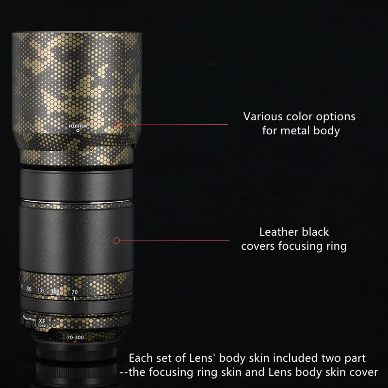 3M виниловая Премиум наклейка для FUJIFILM Fujinon XF70-300mm R LM OIS WR Защита объектива от