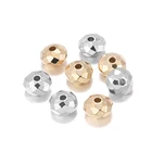 Круглые бусины-разделители для браслета, ожерелья, бижутерии, аксессуары, 100 шт.лот