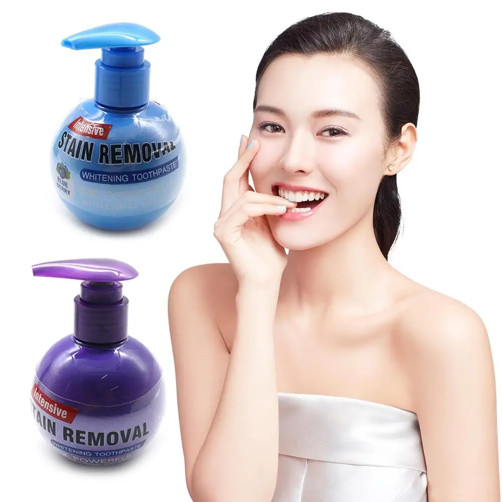 Маракуйя черники Сода зубная паста зубные полоски для удаления пятен