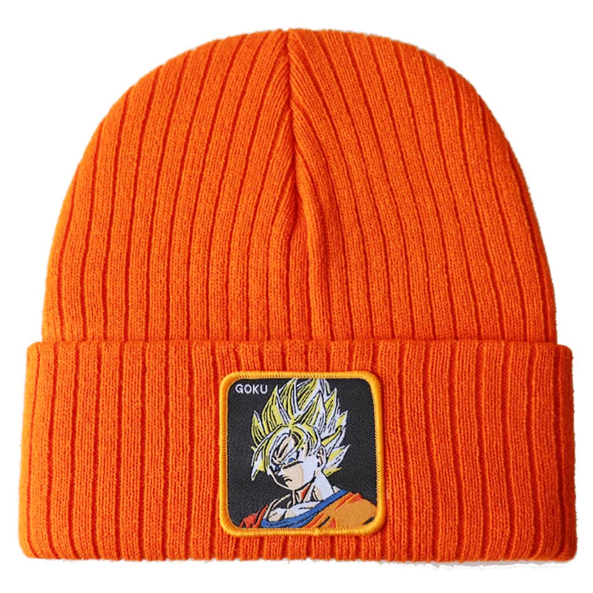 

Saiyan Knit Cap 100% Cotton Warm Winter ski Beanie BUU Knitted Hat Skullies & Beanies Unisex outdoor caps