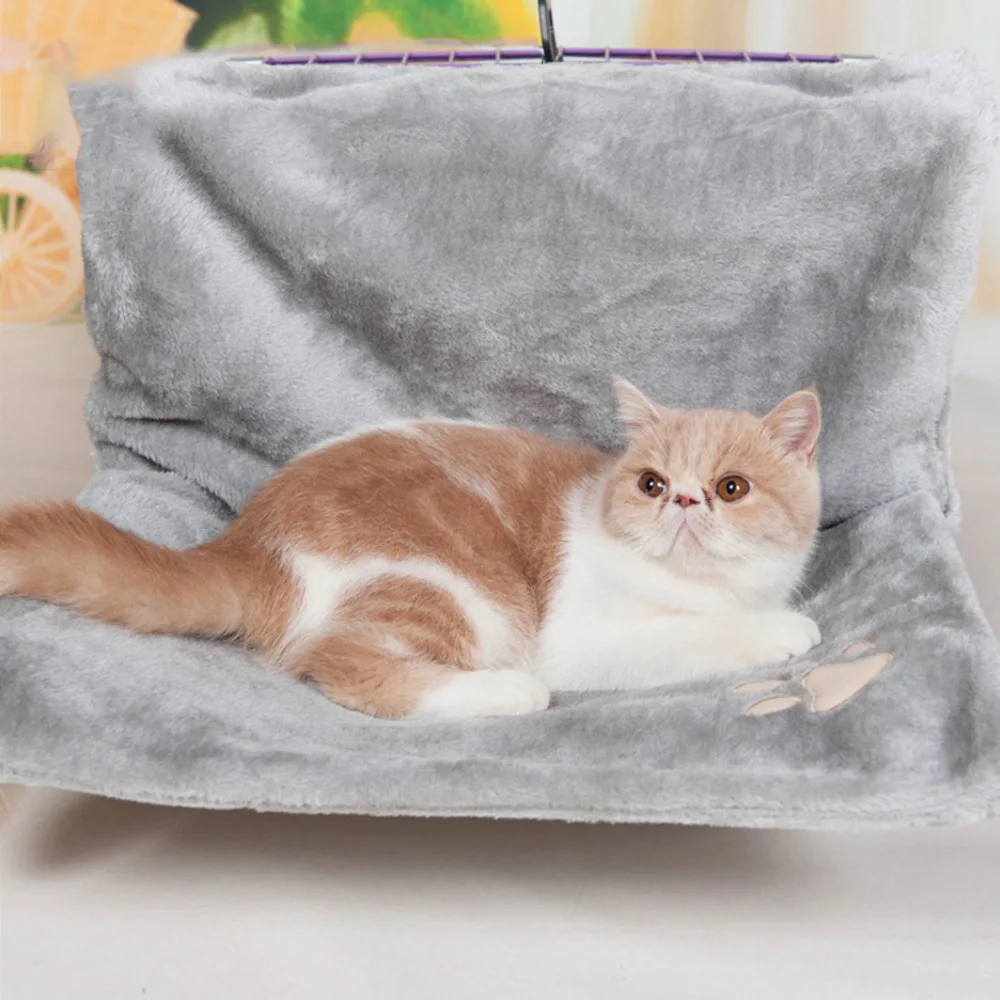 Кошка кровать регулируемое окно кошка радиатор Lounge гамаки для кошки Китти Висячие кровати Перевозчик домашних животных кровать сиденье гамак