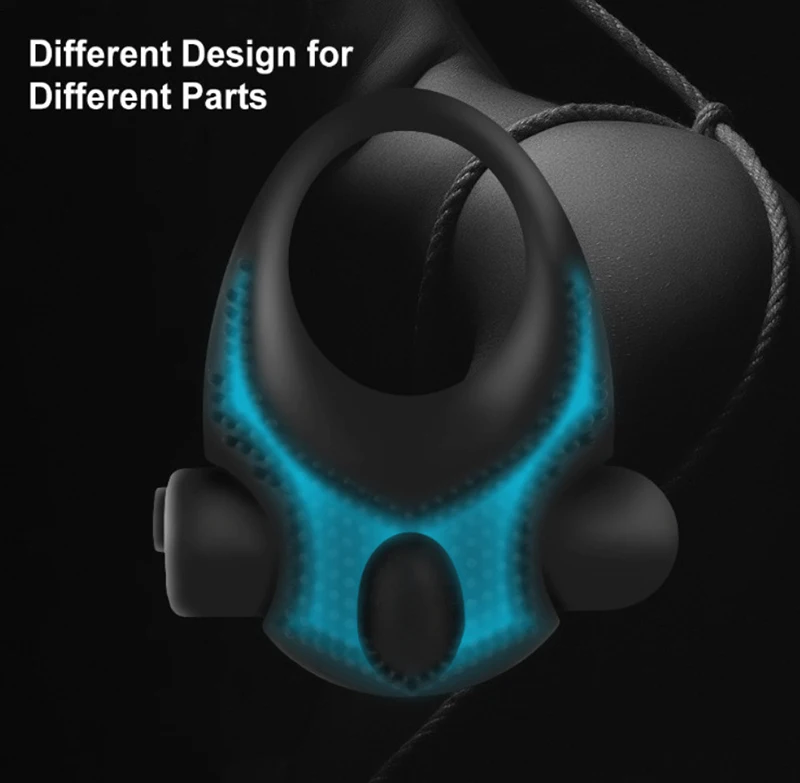 Кольцо для пениса с задержкой эякуляции 10 скоростей вибратор USB зарядка