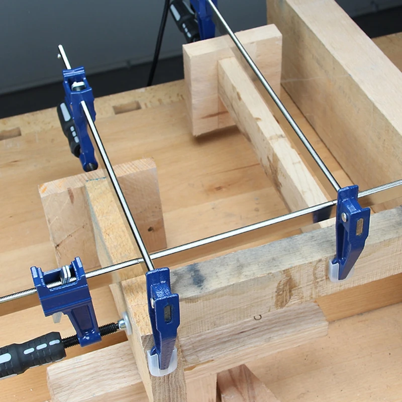 

F Clamps - Medium Duty Heat Treated Steel Bar Clamp with Ergonomic Grip Handle and Protective Pads for Factory home Furnitures