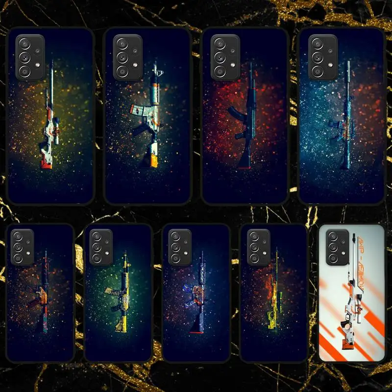 Чехол для телефона ZORORONG Awp Asiimov Samsung Galaxy S10 S20 S21 Note10 20Plus Ultra Shell | Мобильные телефоны и