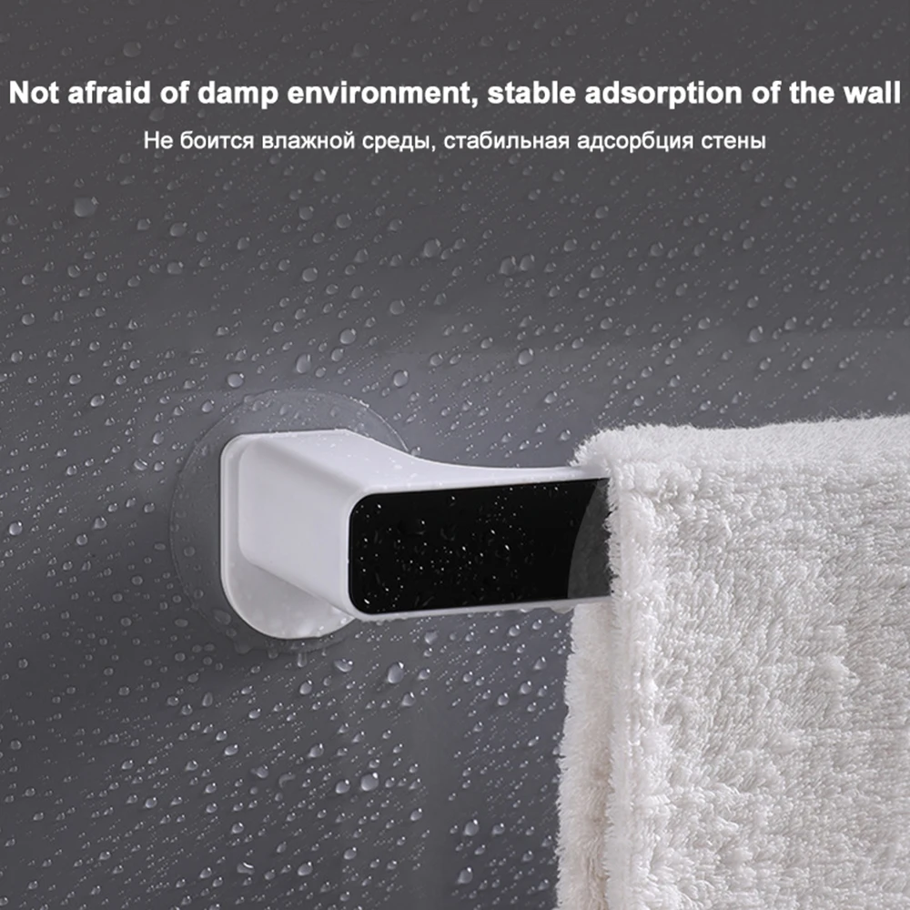 

Bathroom Towel Holder Hanging Hook Self-Adhesive Rack Wall Mounted Towel Rack Bar Shelf Roll Holder Hanger for Kitchen Organizer