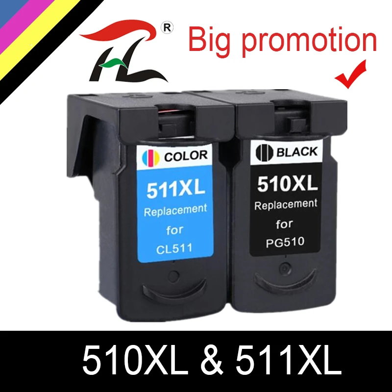 

YLC PG510XL CL511XL Compatible canon PG510 CL511 Ink Cartridge For PIXMA IP2700 MP230 MP240 MP250 MP260 MP270 MP280 printer