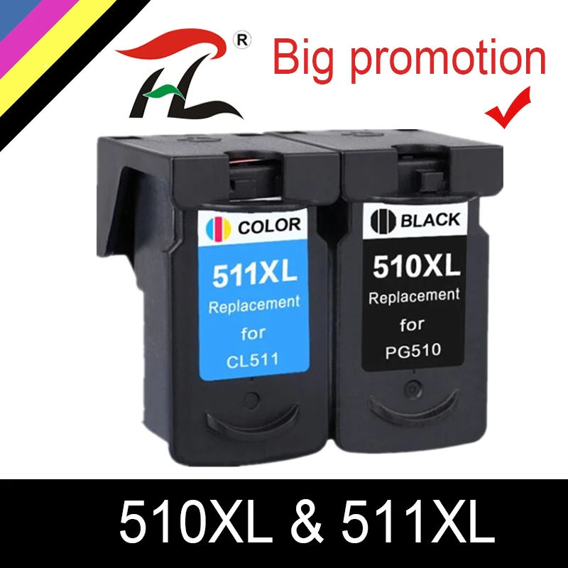 YLC Совместимость PG510 PG 510 CL511 чернильный картридж для Canon PG510XL MP280 MP480 MP490 MP240 MP250 MP260