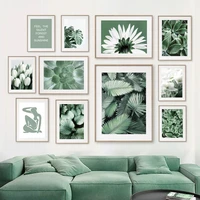leaves flowers nature plant wall art canvas painting decorative wall pictures nordic paintings posters and prints living room