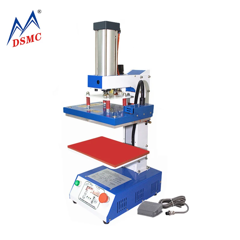 Горячее автоматическое тепловое прессование кожаный логотип тиснение горячее