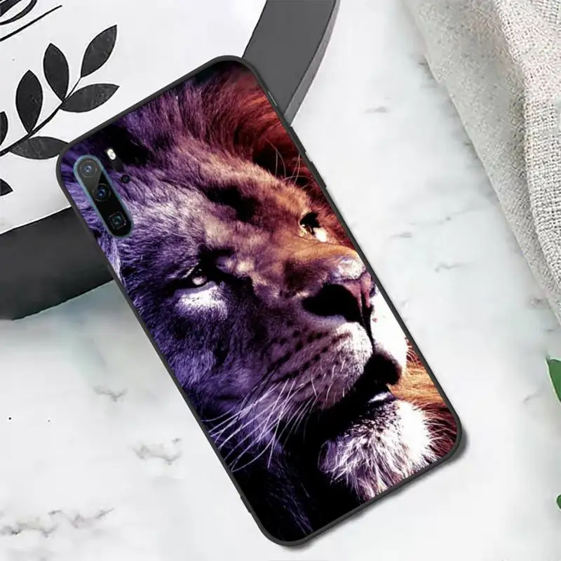 

Lion animal fierce king Phone Case For Huawei honor Mate P 10 20 30 40 i 9 8 pro x Lite smart 2019 nova 5t