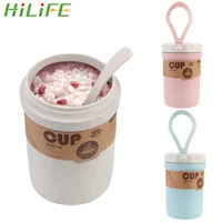 hilife soup container lunch cup bento box accessories round food breakfast sealed leakproof microwavable drink dessert milk cups