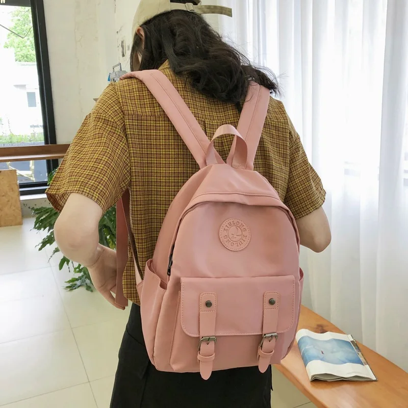 

New Trendy Women Backpacks Casual Middle High School Bags For Teenage Girls Travel Rucksack College Student Shoulder Back Pack