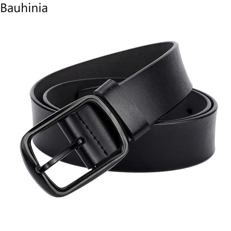 

Men's Belt Fashion casual Belt Genuine Leather Belts For men Female Belt Pin Buckles Fancy Vintage for Jeans belt Formal belt