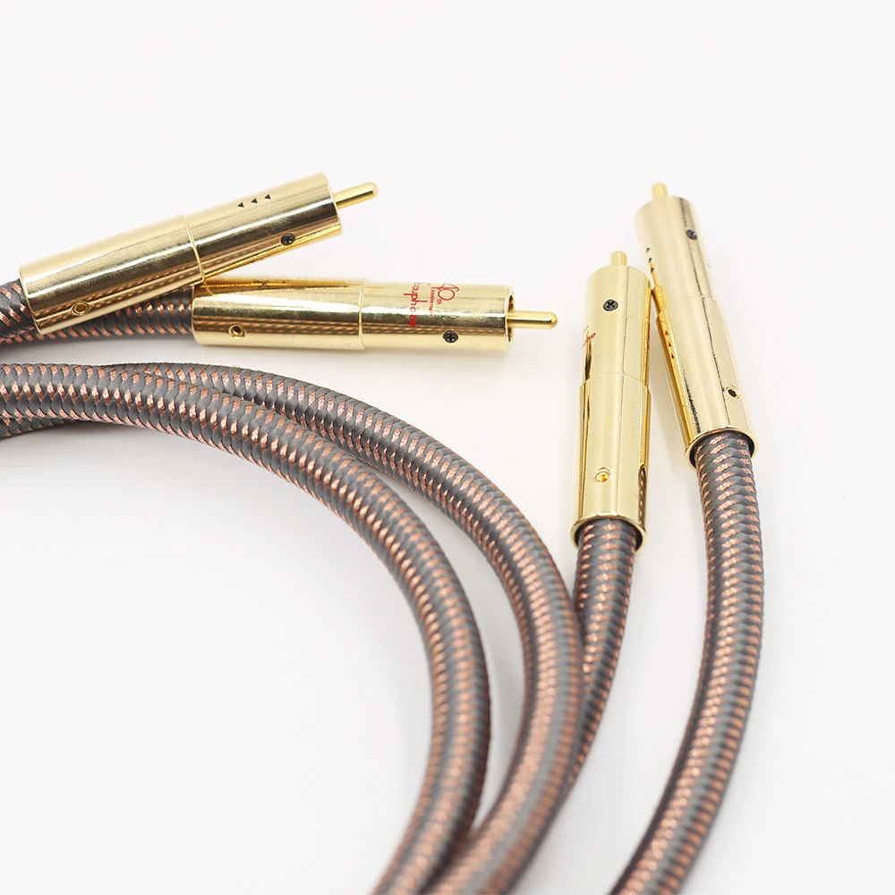 Кабель Hifi RCA Accuphase 40 е юбилейное издание соединительный аудиокабель с