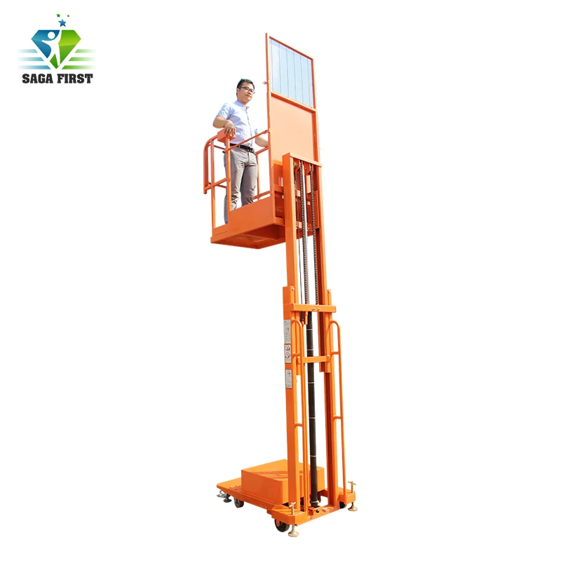 

Machine Used for Taking Box Cargo From Rack Shelf Electric Order Picker