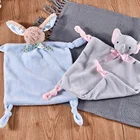 Детское одеяло, полотенце, кролик, плюшевые мягкие игрушки, детское одеяло, игрушка для сна в виде животного, мягкая Набивная игрушка, подарок