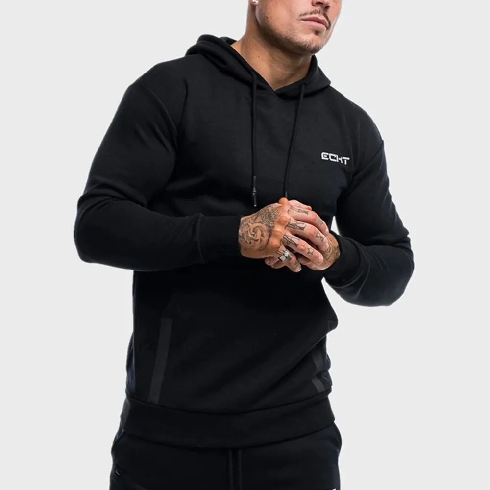 Running Sportswear Suit Men Gym Fitness Tracksuits Sweatshirt Sweatpants Male Cotton Hoodies Pants Joggers Jogging Training Tops | Спорт и