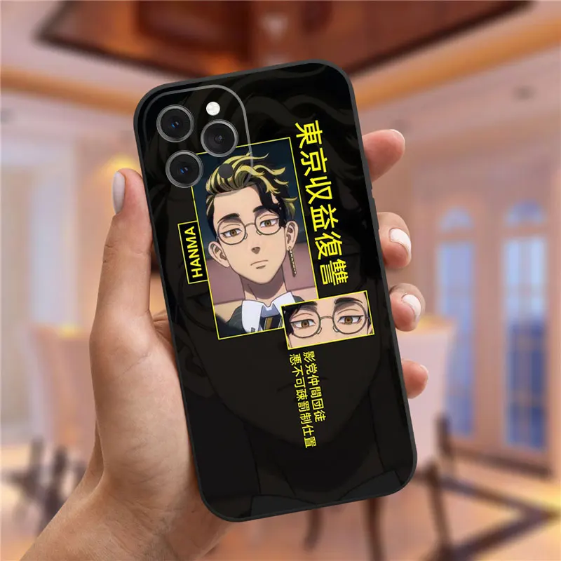 Japanese anime Tokyo Revengers Phone Case For iPhone 13 Mini 12 Pro Max XR XS MAX 7 8 Plus 6s 11 Pro Soft silicone Cover Fundas