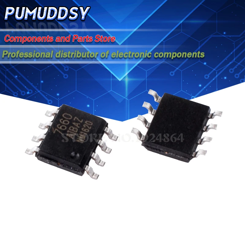 10 шт. ICL7660AIBAZ ICL7660 7660 SOP8 IC лучшее качество | Электронные компоненты и