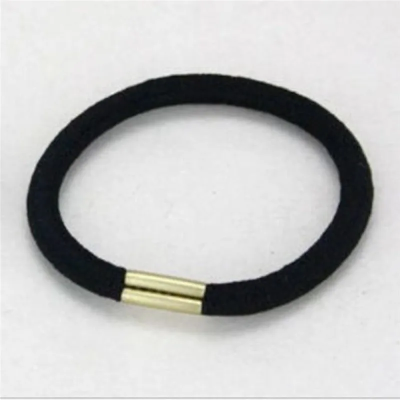 10 шт./компл. женские черные эластичные резинки для волос веревка конский хвост