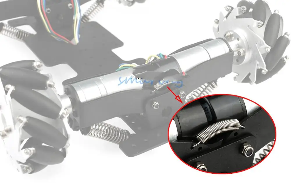 Умный робот шасси автомобиля с 4Pcs мотором Mecanum колеса 12V высокий крутящий момент