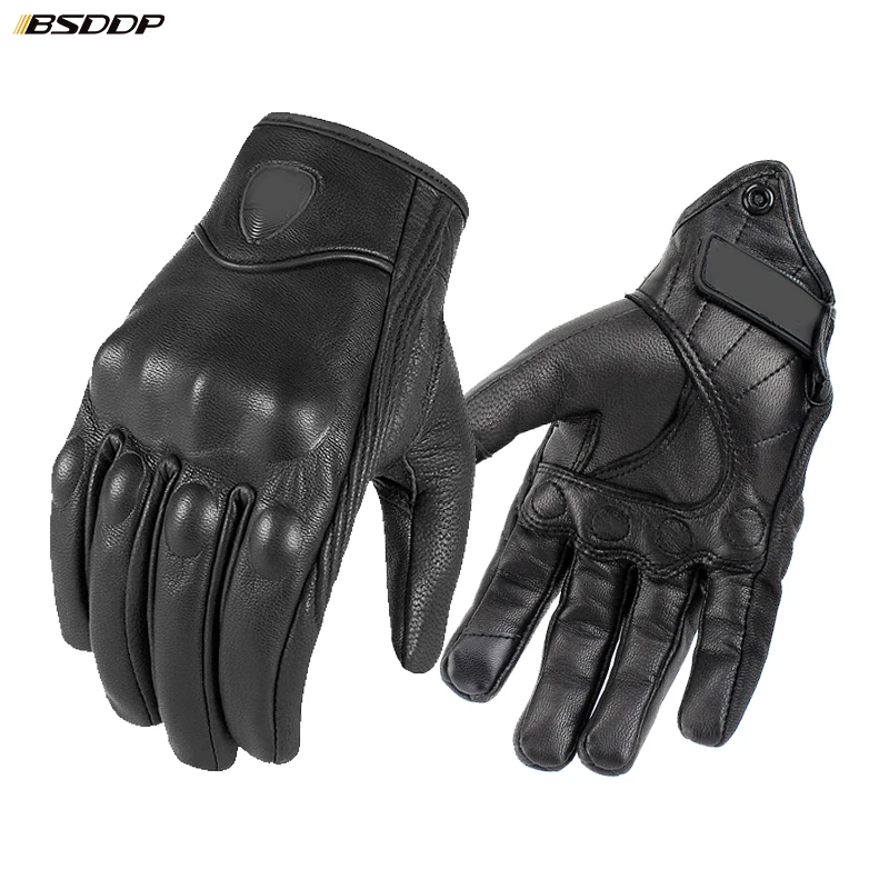 Новые мужские мотоциклетные перчатки женские мото кожаные Углеродные