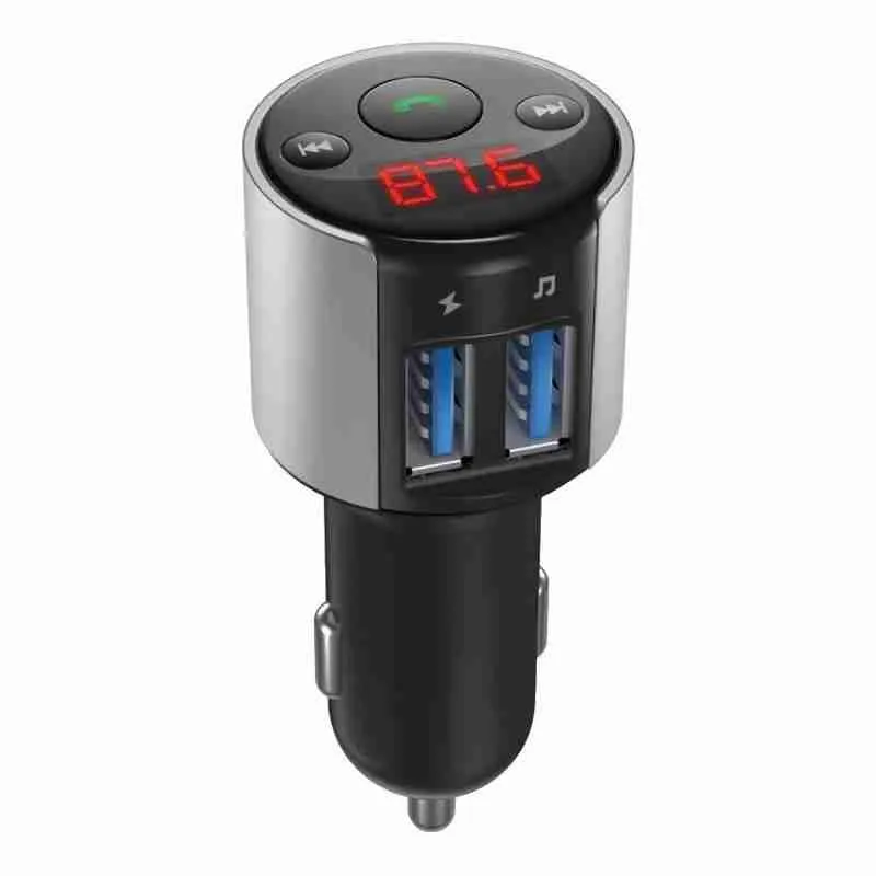 Автомобильный Bluetooth FM-передатчик беспроводной 5 0 MP3 музыкальный плеер AUX радио