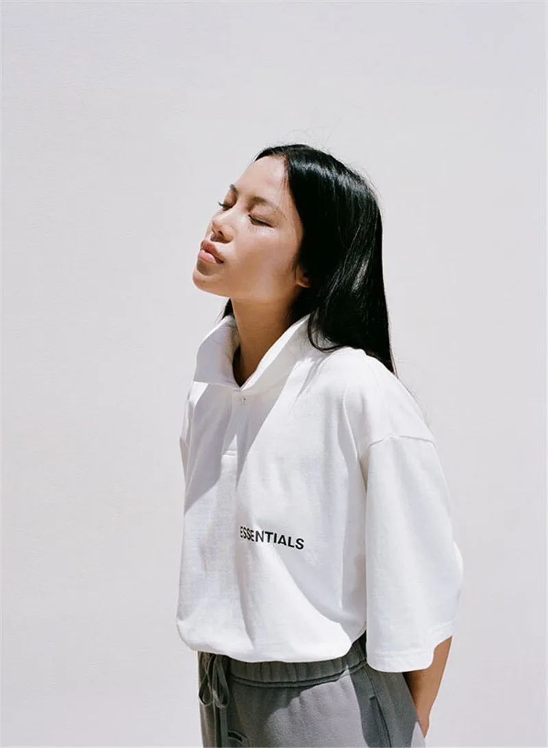 2020FW ESSENTIALS FOG Polo для женщин и мужчин 1:1 высокое качество хлопковые футболки