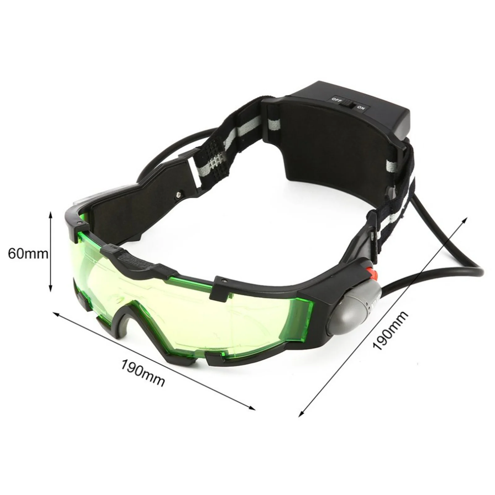 

Luminous Glasses LED Glasses Neon Luminous Glasses Light Up Glasses DJ SunGlasses Dance Lighting Prop Halloween Party Decoration