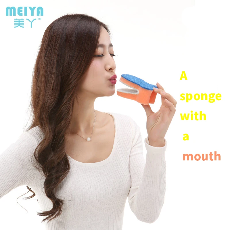 Губка для мытья посуды губка кухонная тереть дыню не легко прикасаться к маслу