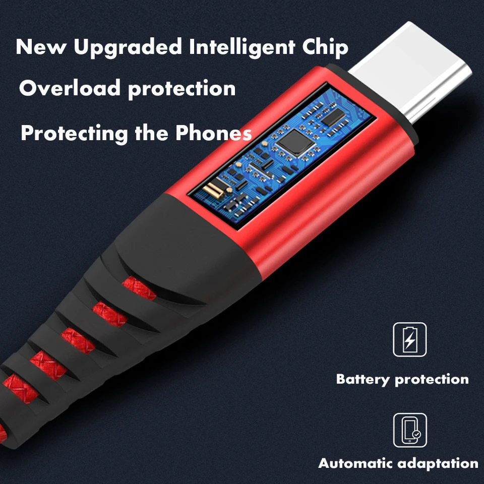 Кабель быстрой зарядки 3 0 USB Type C для Samsung S9 S10 Plus кабель Type-C Xiaomi Redmi Note 7 передачи