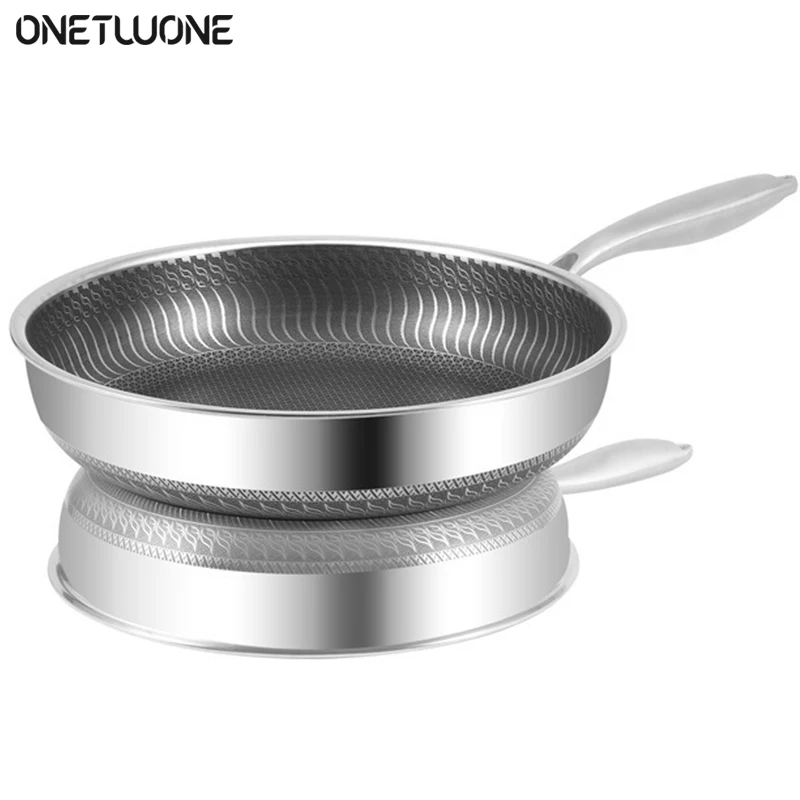 Сковорода Из Нержавеющей Стали 5-слойная стальная сковорода кастрюли