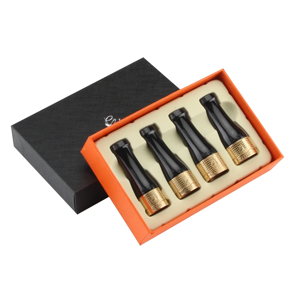 

GALINER Pure Copper Resin Cigar Holder Ashtray Smoking Pipes 4 Sizes Ring Cigar Ashtray Nozzle Gadgets