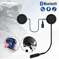 sale motorcycle bluetooth headset wireless bt5 0 helmet headphones with mic rechargeable handsfree auto answering 8hrs duration