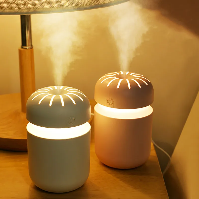 

Ultrasonic Air Humidifier Aroma Essential Oil Diffuser 300ml USB Cool Mist Maker Aromatherapy with Colorful Lamp for Home Car