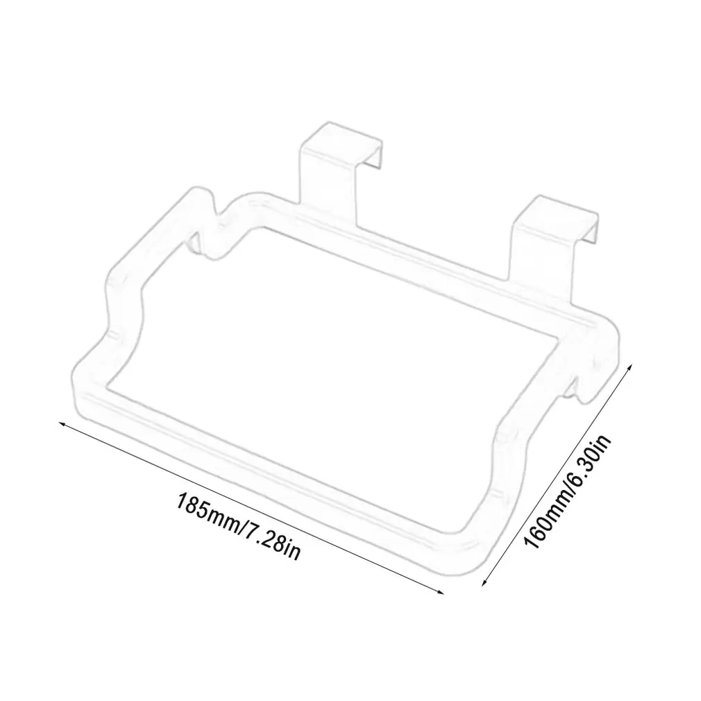 Пластиковая дверь задняя мусорная полка для пакета Многофункциональный