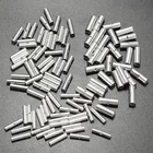 100 шт. разъемы для соединения встык, 10 мм, медные консервированные Концевики, обжим 22-10AWG, Концевая втулка, кабель, термоусадочные трубки, комплекты для обвалки