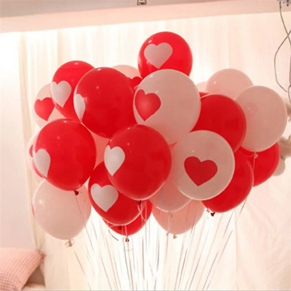 Свадьба День святого Валентина i Love You Воздушные шары гелиевые надувные красное