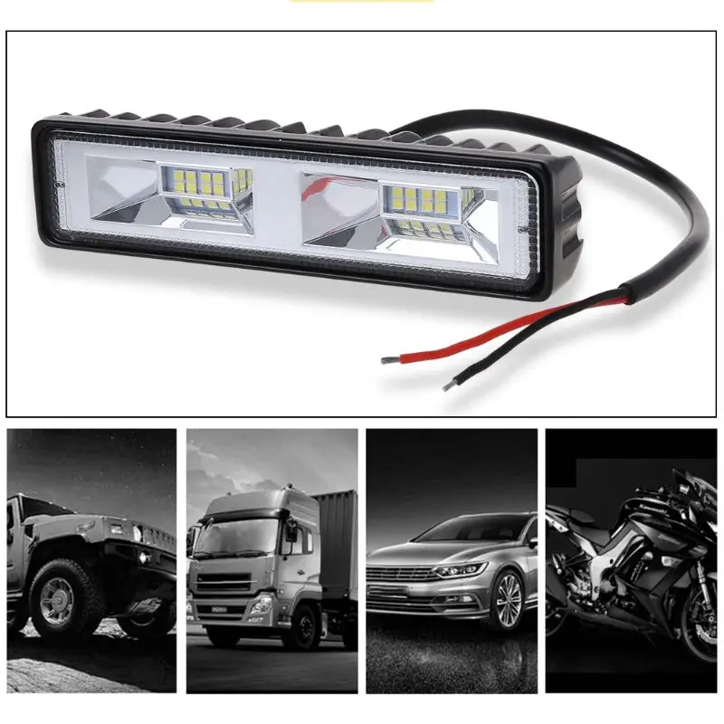 48 Вт Рабочий светильник с лампой белый прожектор точечный луч для SUV ATV мотоцикл