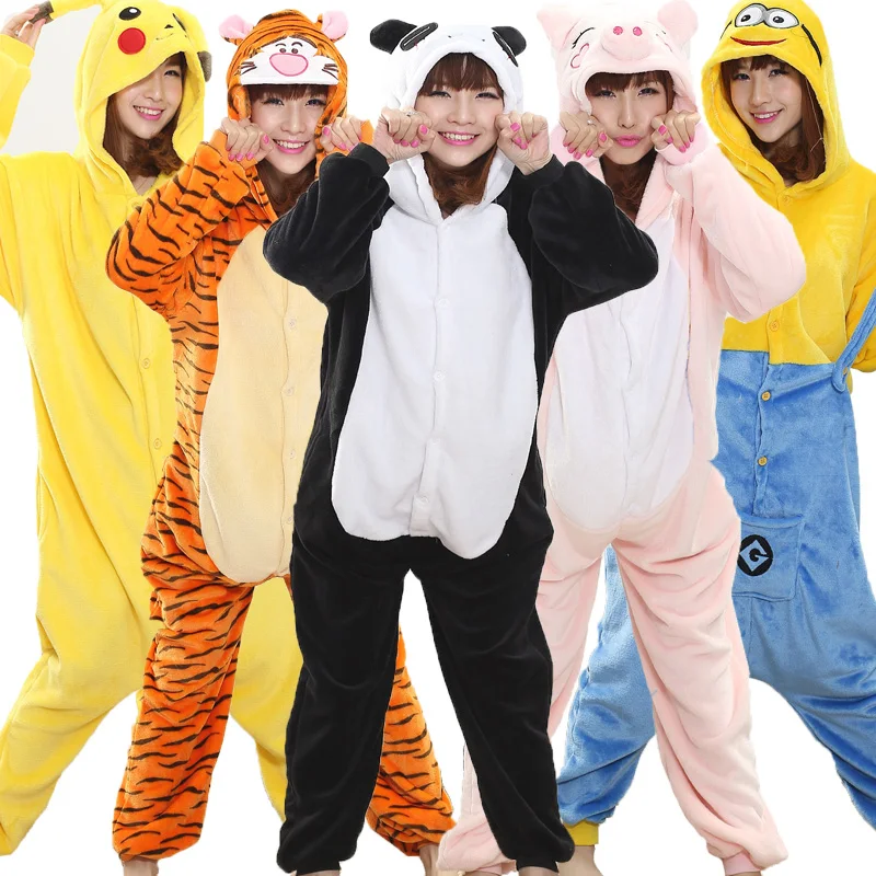 Кунг фу Панда кигуруми комбинезон для взрослых животных мужские женские пижамы