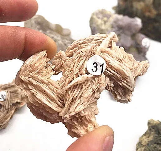 

Natural quartz crystal energy specimens Reiki minerals present a Christmas gift