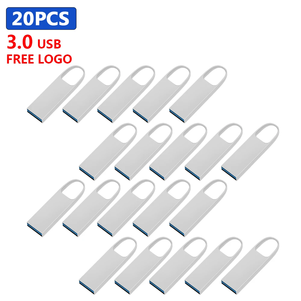 

20pcs/lot free Personalize logo USB flash drive 128GB 64GB 32GB 16GB 8GB flash drive USB flash stick Waterproof pen drive U disk
