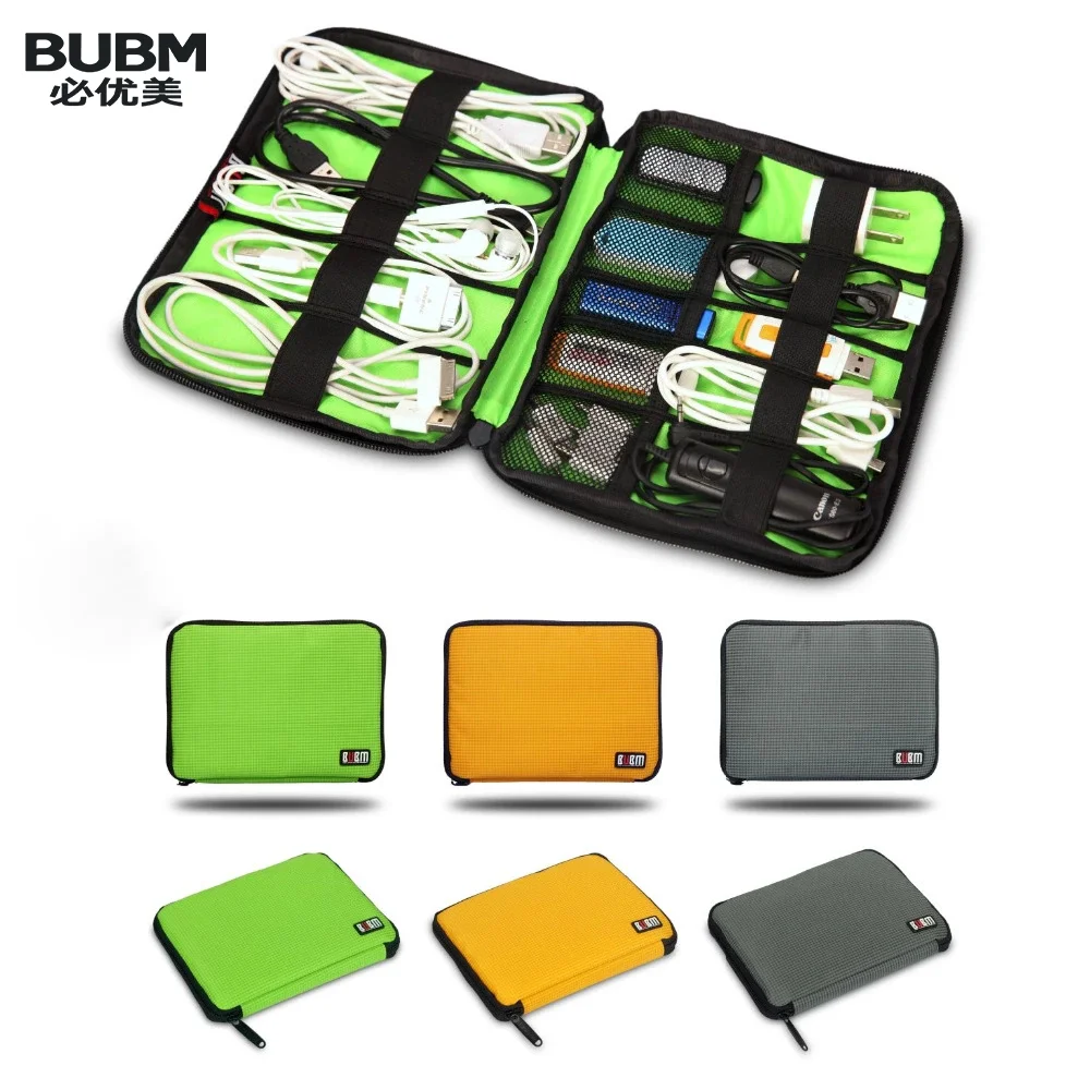 Кабельный органайзер BUBM с USB чехол для переноски цифровые гаджеты электронные